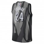Brooklyn Nets Trikot Cam Thomas Nike 2024-25 City Edition Grau Swingman - Herren